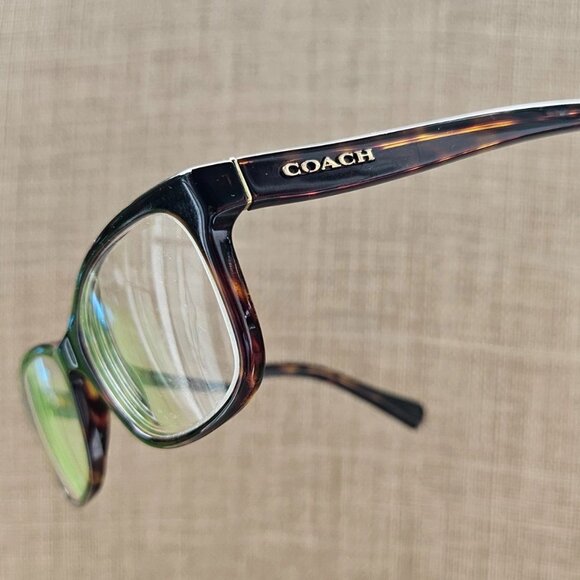 Coach Women Eyeglasses Frame Dark Tortoise Glasses HC6089 51[]16 135 Eye Wear - Picture 1 of 13